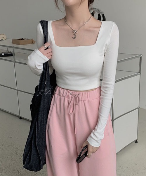 gossip！ロサンゼルス（ゴシップロサンゼルス）の「ニットトップス（ニット/セーター・レディース・ダークグレー/ホワイト/ブラック/ブラック系その他/ホワイト系その他/グレー系その他・FREE）」の15枚目の写真