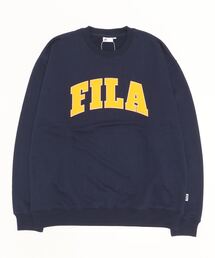 FILA フィラ U FILA カレッジロゴクルー スウェット FM6441 ABC-MART限定 *NVY