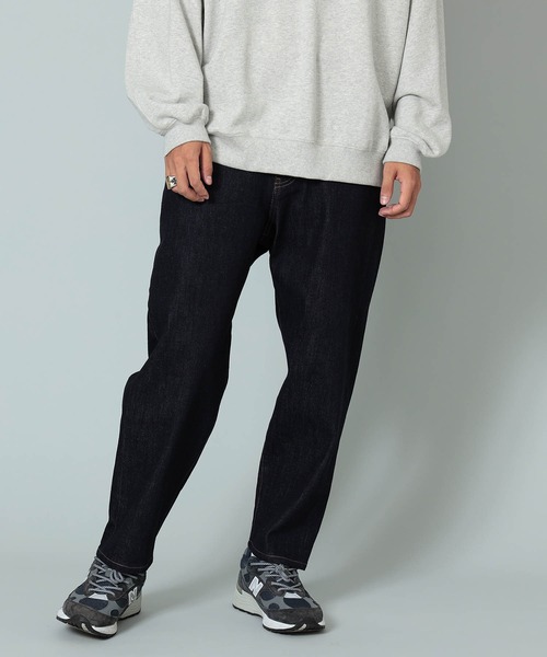 BeAMS DOT（ビームスドット）の「【WEB限定/UNISEX】BeAMS DOT / バルーン デニムパンツ（デニムパンツ・メンズ・インディゴブルー・S-Long/XS-Short/XL-Regular/XS-Regular/L-Short/M-Regular/XS-Long/M-Short/XL-Long/M-Long/S-Short/L-Long/L-Regular/S-Regular/XL-Short）」の3枚目の写真