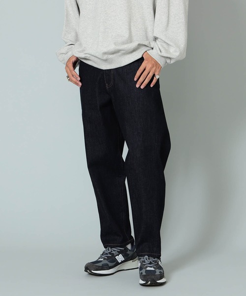 BeAMS DOT（ビームスドット）の「【WEB限定/UNISEX】BeAMS DOT / バルーン デニムパンツ（デニムパンツ・メンズ・インディゴブルー・S-Long/XS-Short/XL-Regular/XS-Regular/L-Short/M-Regular/XS-Long/M-Short/XL-Long/M-Long/S-Short/L-Long/L-Regular/S-Regular/XL-Short）」の21枚目の写真