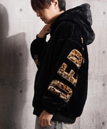 1111clothing（ワンフォークロージング）の「ミンクタッチ ファージャケット / ファー ジャケット ブルゾン パーカー アウター オーバーサイズ（ブルゾン）」