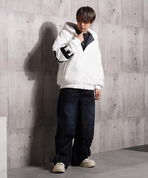 セール】ミンクタッチ ファージャケット / ファー ジャケット ブルゾン