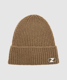 EMBROIDERED LOGO METAL LONG BEANIE