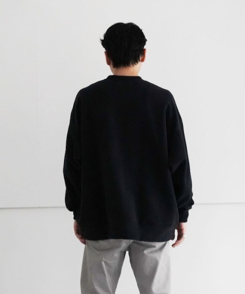 NEONSIGN（ネオンサイン）の「NEONSIGN FLEECE SWEAT（スウェット・メンズ・ブラック/ターコイズブルー・46）」の4枚目の写真