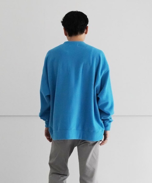 NEONSIGN（ネオンサイン）の「NEONSIGN FLEECE SWEAT（スウェット・メンズ・ブラック/ターコイズブルー・46）」の7枚目の写真
