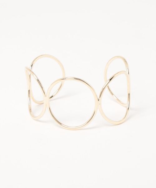 Q（キュー）の「クロスブレスレット（ブレスレット・レディース・ゴールド/シルバー・ONE SIZE）」の4枚目の写真