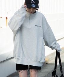WEGO | WEGO/ヘビーウエイト ハーフZIPプルオーバー(スウェット)