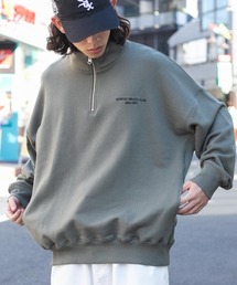 WEGO | WEGO/ヘビーウエイト ハーフZIPプルオーバー(スウェット)