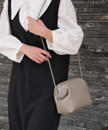 【コロンとしたフォルムがかわいい♪】本革コンパクトショルダーバッグ S0754【IAMUSE】