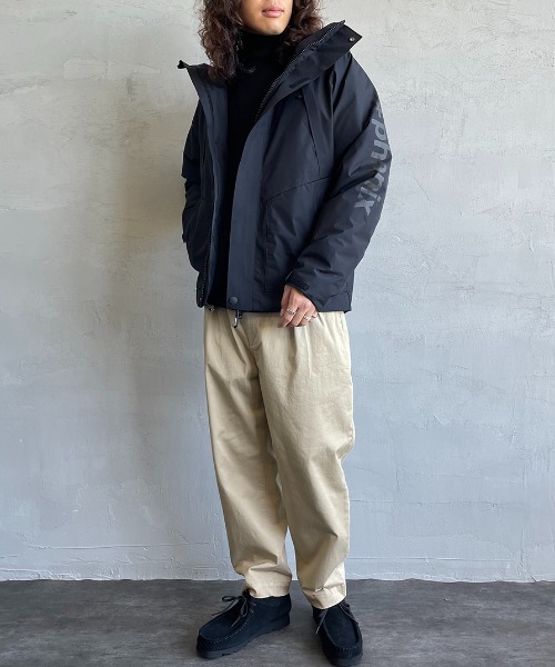 +phenix（プラスフェニックス）の「[＋phenix/プラスフェニックス] 別注 GORE-TEX ダウンジャケット（ダウンジャケット/コート・レディース・ブラック/ベージュ・M/L/XL）」の4枚目の写真