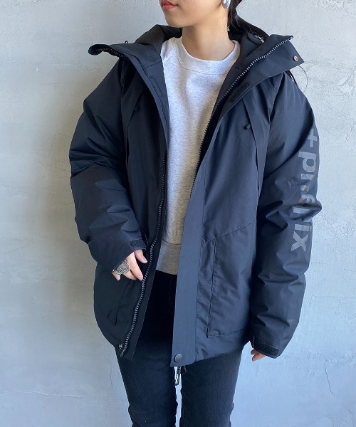 +phenix（プラスフェニックス）の「[＋phenix/プラスフェニックス] 別注 GORE-TEX ダウンジャケット（ダウンジャケット/コート・レディース・ブラック/ベージュ・M/L/XL）」の7枚目の写真