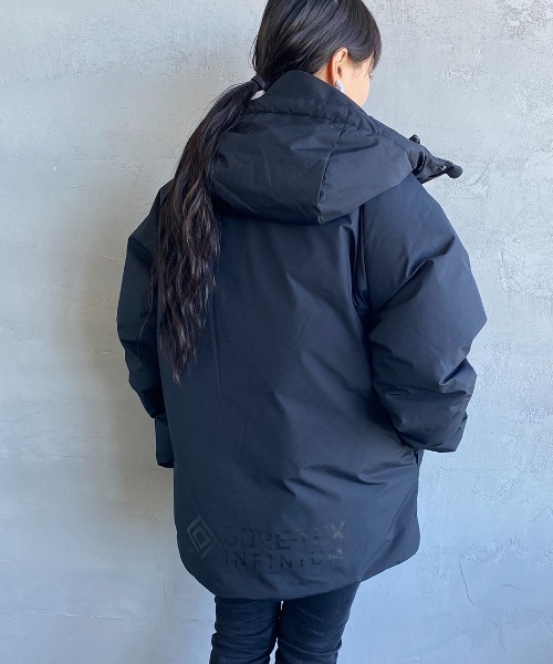 +phenix（プラスフェニックス）の「[＋phenix/プラスフェニックス] 別注 GORE-TEX ダウンジャケット（ダウンジャケット/コート・レディース・ブラック/ベージュ・M/L/XL）」の18枚目の写真
