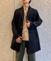 ●良品●　BOB　ボブ　チェスターコート　ジャケット　ロング　ボンディング　52 BOB（ボブ）の「BOB/ボブ/ボンディングチェスターコート（チェスター