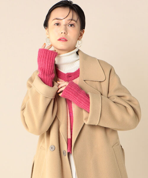 Rie Miller(リエミラー)の「リバーガウンコート(その他アウター・レディース・ブラウン/キャメル/ネイビー/チャコールグレー/ブラック・38)」の8枚目の写真