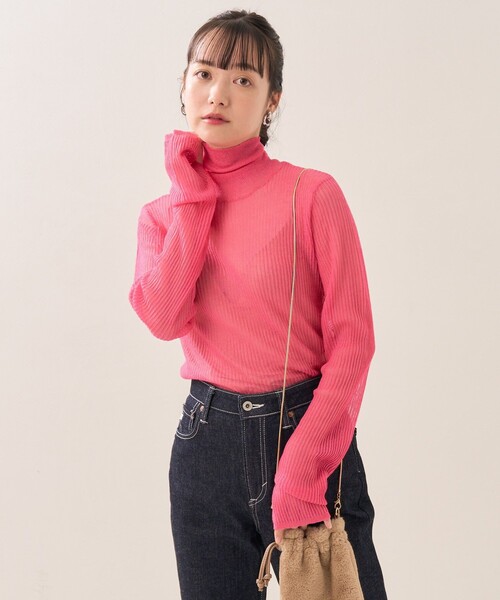 FREAK'S STORE（フリークスストア）の「カラーシアーリブタートル