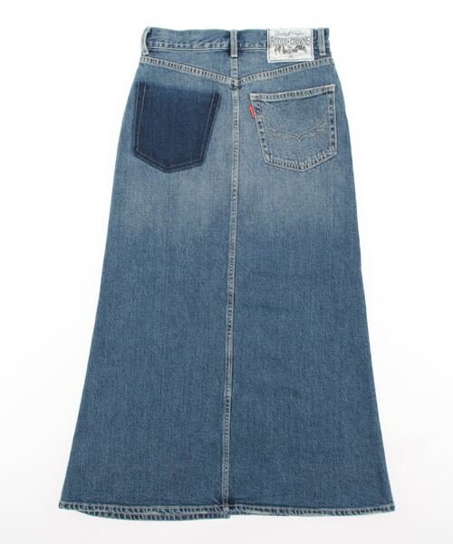 RODEO CROWNS WIDE BOWL（ロデオクラウンズワイドボウル）の「フロントスリットデニムスカート（デニムスカート・レディース・ブルー・X-SMALL/MEDIUM/SMALL）」の12枚目の写真