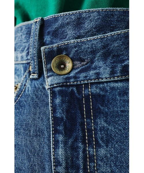 RODEO CROWNS WIDE BOWL（ロデオクラウンズワイドボウル）の「フロントスリットデニムスカート（デニムスカート・レディース・ブルー・X-SMALL/MEDIUM/SMALL）」の4枚目の写真