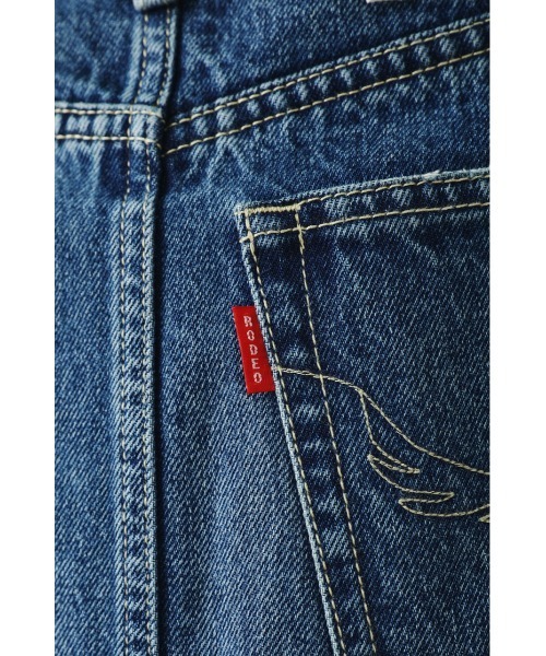 RODEO CROWNS WIDE BOWL（ロデオクラウンズワイドボウル）の「フロントスリットデニムスカート（デニムスカート・レディース・ブルー・X-SMALL/MEDIUM/SMALL）」の6枚目の写真