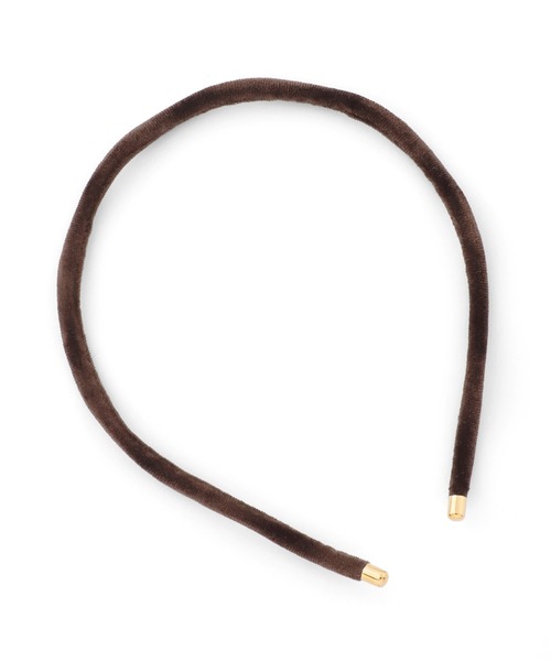 ANEMONE（アネモネ）の「ベロアウェーブスリムカチューシャ（カチューシャ・レディース・ブラック/ブラウン/カーキ/グレー/ベージュ・FREE）」の10枚目の写真