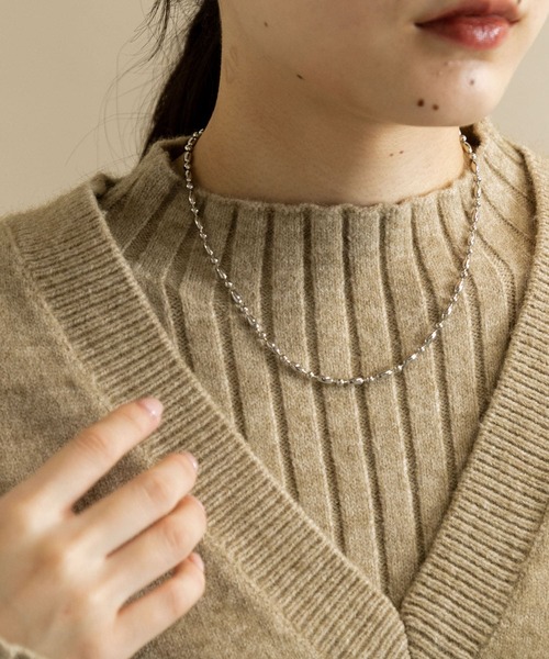 SMELLY(スメリー)の「メタルチェーンショートネックレス(ネックレス・レディース・ゴールド/シルバー・-)」の1枚目の写真