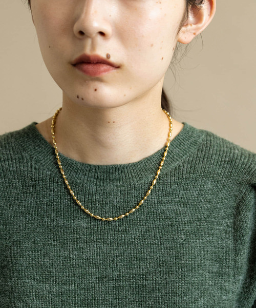 SMELLY(スメリー)の「メタルチェーンショートネックレス(ネックレス・レディース・ゴールド/シルバー・-)」の3枚目の写真