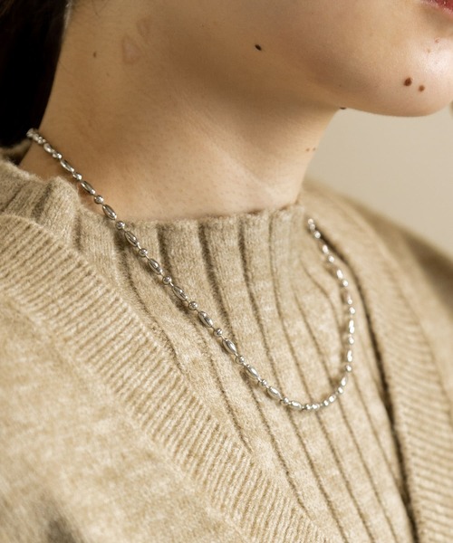 SMELLY(スメリー)の「メタルチェーンショートネックレス(ネックレス・レディース・ゴールド/シルバー・-)」の5枚目の写真