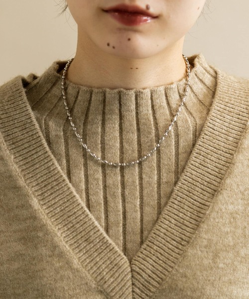 SMELLY(スメリー)の「メタルチェーンショートネックレス(ネックレス・レディース・ゴールド/シルバー・-)」の6枚目の写真