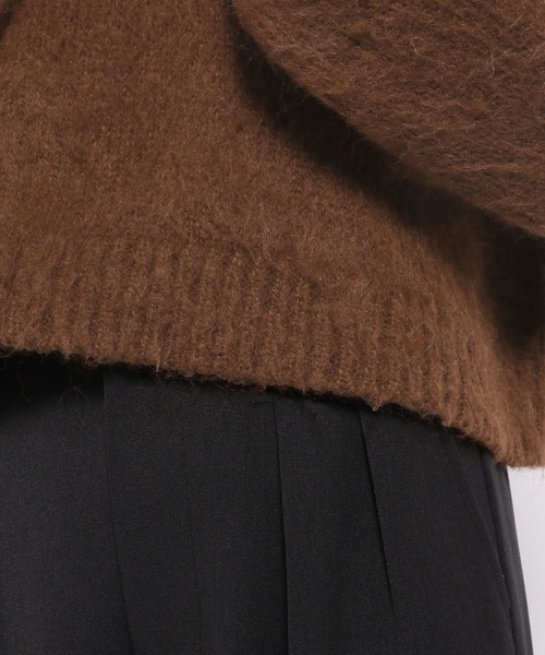 LOWRYS FARM(ローリーズファーム)の「シャギークロップドプルオーバーロングスリーブ 180640(ニット/セーター・レディース・ピンク/ブラウン/アイボリー・FREE)」の17枚目の写真