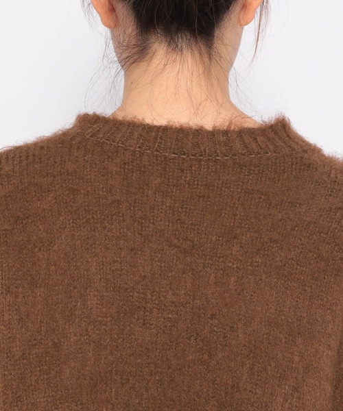 LOWRYS FARM(ローリーズファーム)の「シャギークロップドプルオーバーロングスリーブ 180640(ニット/セーター・レディース・ピンク/ブラウン/アイボリー・FREE)」の18枚目の写真