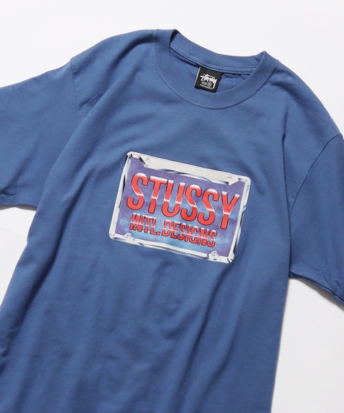 STUSSY（ステューシー）の「STUSSY/ステューシー PLATES TEE 半袖Tシャツ（Tシャツ/カットソー・メンズ・ブラック/ホワイト/ダークブルー・S/XL/M/L）」の3枚目の写真