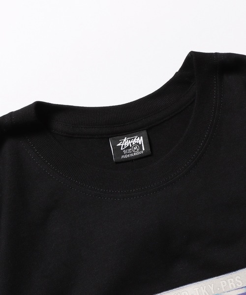 STUSSY（ステューシー）の「STUSSY/ステューシー PLATES TEE 半袖Tシャツ（Tシャツ/カットソー・メンズ・ブラック/ホワイト/ダークブルー・S/XL/M/L）」の4枚目の写真