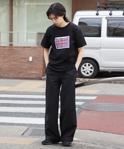 STUSSY（ステューシー）の「STUSSY/ステューシー PLATES TEE 半袖Tシャツ（Tシャツ/カットソー・メンズ・ブラック/ホワイト/ダークブルー・S/XL/M/L）」の14枚目の写真