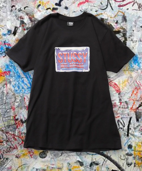 STUSSY（ステューシー）の「STUSSY/ステューシー PLATES TEE 半袖Tシャツ（Tシャツ/カットソー・メンズ・ブラック/ホワイト/ダークブルー・S/XL/M/L）」の13枚目の写真