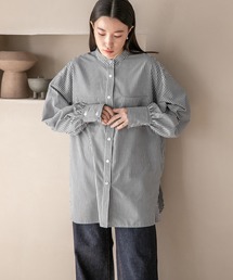 LOWRYS FARM | ｅａｓｙケアストライプシャツロングスリーブ　173118(シャツ/ブラウス)