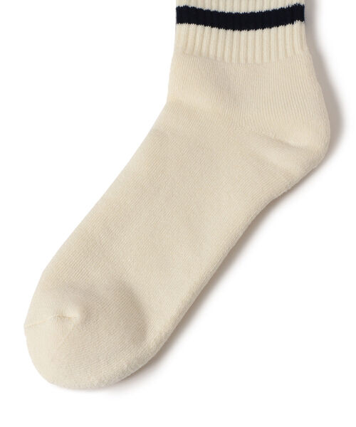 B:MING by BEAMS（ビーミングバイビームス）の「decka quality socks x B:MING by BEAMS / 別注 ヘビーウェイト ライン カラーソックス（ソックス/靴下・メンズ・ネイビー/ホワイト/ブラック/ブラウン系その他2・ONE SIZE）」の6枚目の写真
