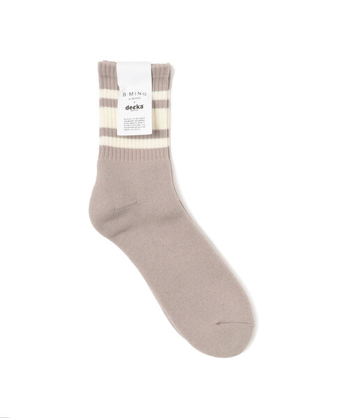 B:MING by BEAMS（ビーミングバイビームス）の「decka quality socks x B:MING by BEAMS / 別注 ヘビーウェイト ライン カラーソックス（ソックス/靴下・メンズ・ネイビー/ホワイト/ブラック/ブラウン系その他2・ONE SIZE）」の10枚目の写真