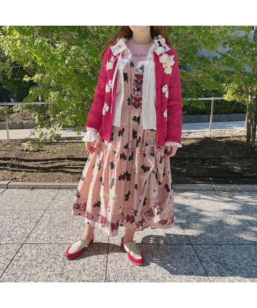 PINK HOUSE（ピンクハウス）の「スコッチテリアプリントジャンパー