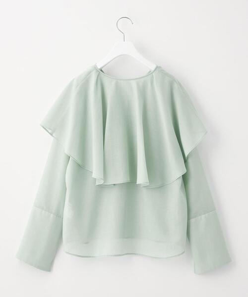 EMMEL REFINES - 再値下げ！EMMEL REFINESケープエリ スキッパー ブラウス EMMEL REFINES（エメルリファインズ）の「＜EMMEL REFINES＞EM