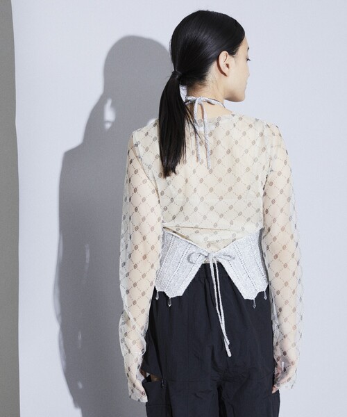 Firsthand(ファーストハンド)の「Firsthand/ファーストハンド グリッターニットビスチェ(ベスト・レディース・ブラック/シルバー・FREE)」の18枚目の写真