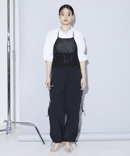 Firsthand(ファーストハンド)の「Firsthand/ファーストハンド グリッターニットビスチェ(ベスト・レディース・ブラック/シルバー・FREE)」の20枚目の写真