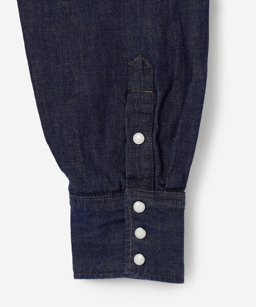 Wrangler（ラングラー）の「Wrangler | 〈別注〉ウェスタンデニムシャツ ワンウォッシュ MEN（シャツ/ブラウス・メンズ・インディゴブルー・S/L/M）」の15枚目の写真