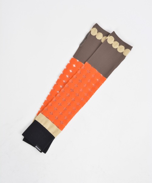 gomme（ゴム）の「ドットアームカーバー（アームカバー・レディース・レッド/パープル/オレンジ/ブルー・FREE）」の6枚目の写真