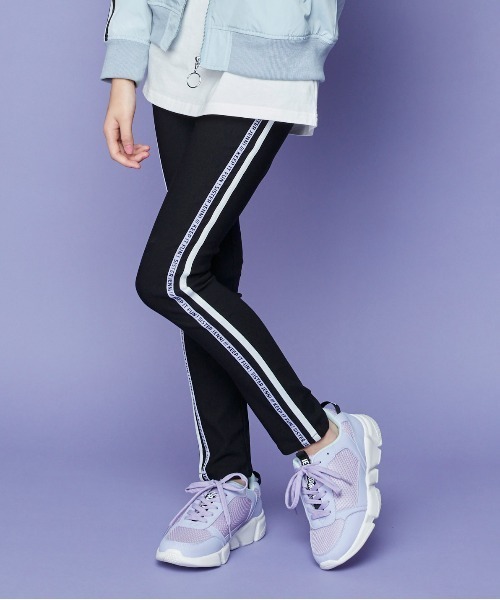 SISTER JENNI(SISTER JENNI)の「【ウエスト調整可能】【ストレッチ素材】美脚ダブルラインブラックレギパン(その他パンツ・キッズ・オフホワイト/ラベンダー/ミント・140cm/150cm/130cm/160cm)」の3枚目の写真