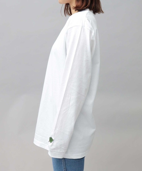 A.M.S.(エーエムエス)の「サ道 刺繍入り 袖リブ ロングスリーブ Tシャツ(Tシャツ/カットソー・メンズ・ブラック/ホワイト/グリーン・XL/L/M)」の10枚目の写真