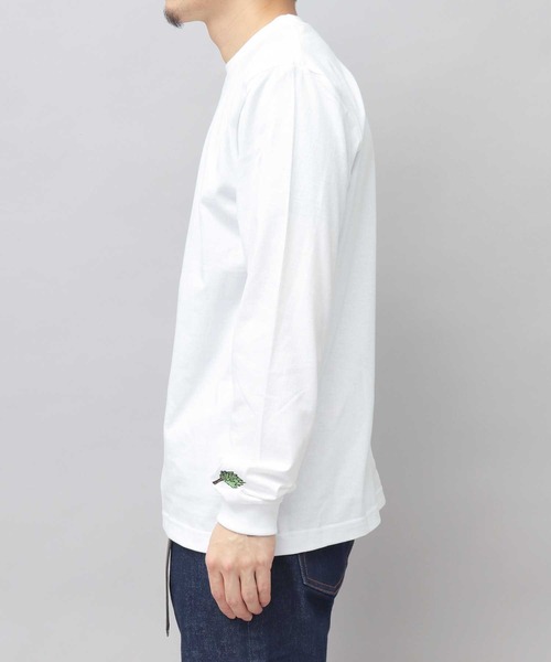 A.M.S.(エーエムエス)の「サ道 刺繍入り 袖リブ ロングスリーブ Tシャツ(Tシャツ/カットソー・メンズ・ブラック/ホワイト/グリーン・XL/L/M)」の18枚目の写真