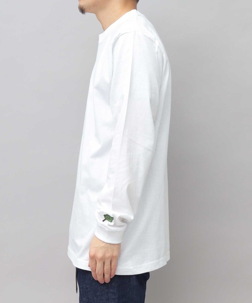 A.M.S.(エーエムエス)の「サ道 刺繍入り 袖リブ ロングスリーブ Tシャツ(Tシャツ/カットソー・メンズ・ブラック/ホワイト/グリーン・XL/L/M)」の16枚目の写真