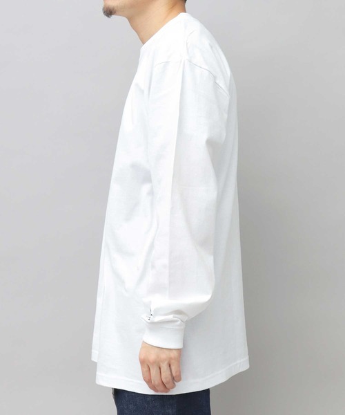 A.M.S.(エーエムエス)の「サ道 刺繍入り 袖リブ ロングスリーブ Tシャツ(Tシャツ/カットソー・メンズ・ブラック/ホワイト/グリーン・XL/L/M)」の14枚目の写真