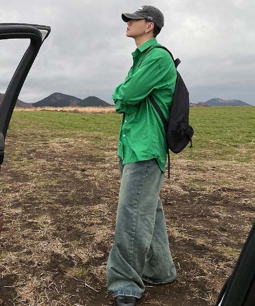 HOLY IN CODE（ホーリーインコード）の「HOLY IN CODE K overfit SHIRT（シャツ/ブラウス・メンズ・グリーン・FREE）」の3枚目の写真