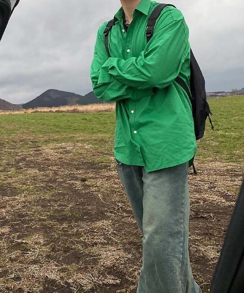 HOLY IN CODE（ホーリーインコード）の「HOLY IN CODE K overfit SHIRT（シャツ/ブラウス・メンズ・グリーン・FREE）」の11枚目の写真