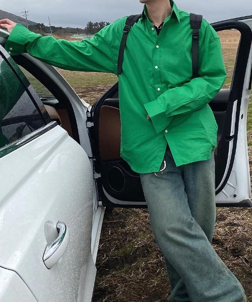 HOLY IN CODE（ホーリーインコード）の「HOLY IN CODE K overfit SHIRT（シャツ/ブラウス・メンズ・グリーン・FREE）」の9枚目の写真